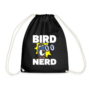 Bird Watching Cute Bird Lover - Drawstring Bag - black - Front
