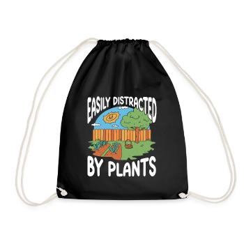 Gardening Horticulture Gardener - Turnbeutel - Schwarz - Vorne