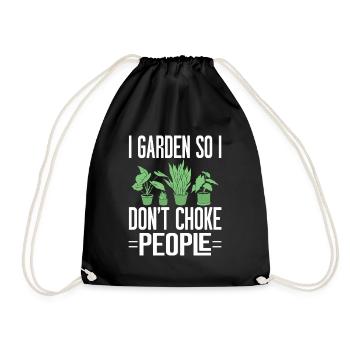 Jardinage Horticulture Jardinier - Sac de sport léger - noir - Devant