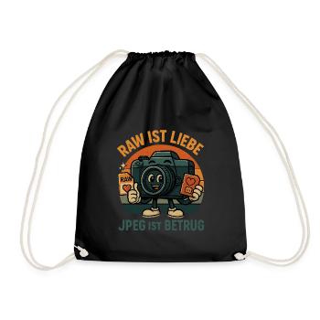 Original is love - Drawstring Bag - black - Front