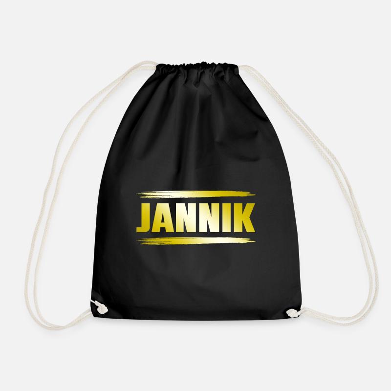 Jannik - Turnbeutel - Schwarz