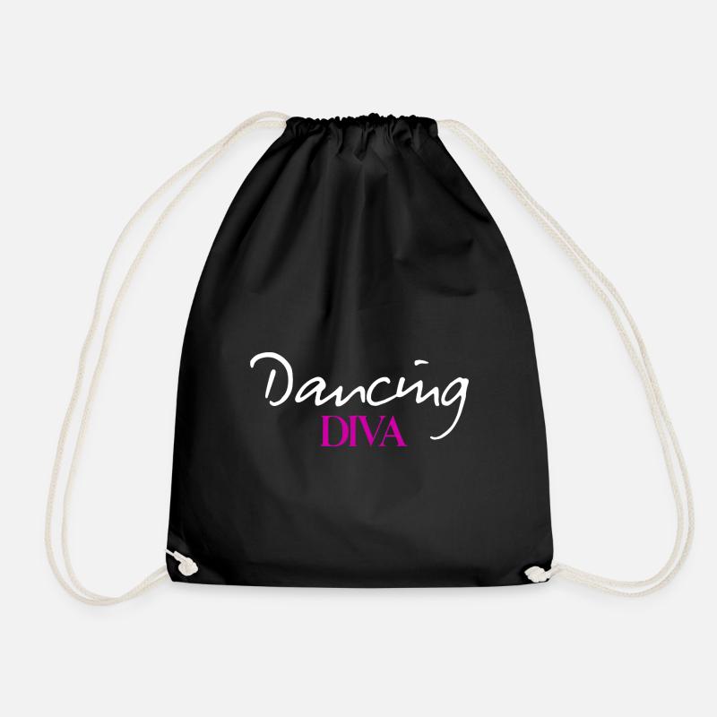 Dancing Diva Queen on the Dancefloor - Turnbeutel - Schwarz