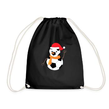 Bonhomme de foot - Sac de sport léger - noir - Devant