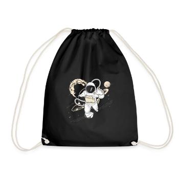 Astronaute de l'espace extra-atmosphérique avions - Sac de sport léger - noir - Devant