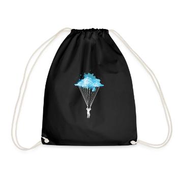 Chemise de parachutisme Cloud Skydiver Parachutisme - Sac de sport léger - noir - Devant