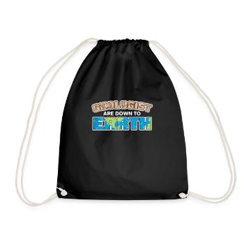 Étude géologue des roches de la chimie de la terre - Sac de sport léger - noir - Devant