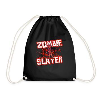 Zombie - Drawstring Bag - black - Front