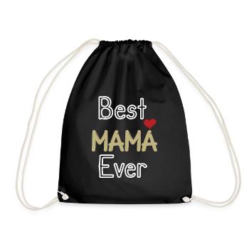 Gift for Mother's Day - Drawstring Bag - black - Front