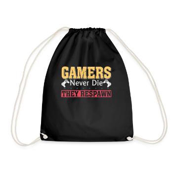 Jeux Gamer Gamers - Sac de sport léger - noir - Devant