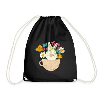 Ostern - Turnbeutel - Schwarz - Vorne