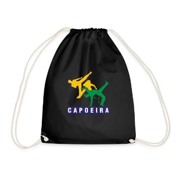 Capoeira Afro Brasilianischer Mix Kampfkunst Tanz - Turnbeutel - Schwarz - Vorne