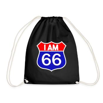 Road Trip 66th Birthday 1954 Vintage Gift - Sac de sport léger - noir - Devant
