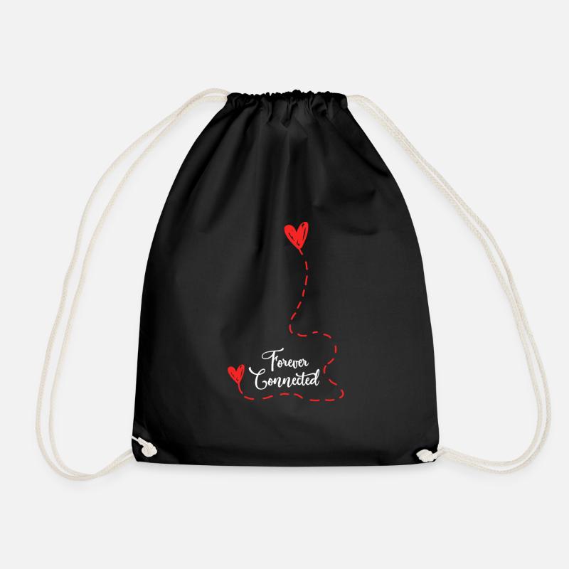 Schwangerschaft Geburt schwanger Eltern Geschenk - Turnbeutel - Schwarz