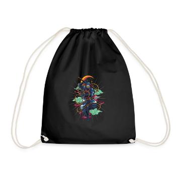 Ninja Manga Anime Cadeau Fans De Manga Japonais - Sac de sport léger - noir - Devant