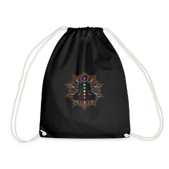 Méditation Spiritualité Yoga Énergie Spirituelle - Sac de sport léger - noir - Devant
