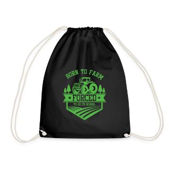 Farmer Plants Farming Agriculture Agriculteur - Sac de sport léger - noir - Devant