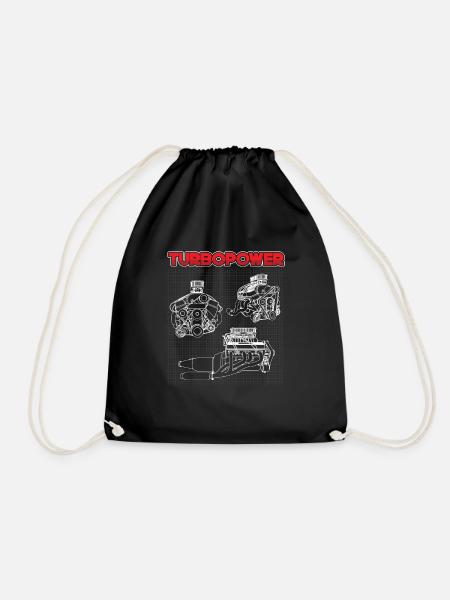 Maschinenbau-Reparatur-Maschinen-lustiges Geschenk - Turnbeutel - Schwarz