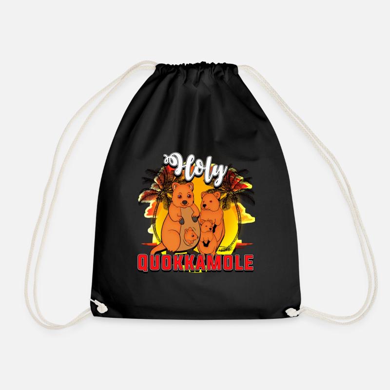 Quokka - Turnbeutel - Schwarz