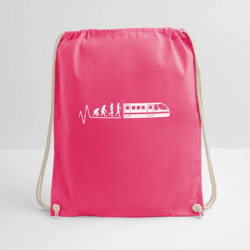 Train Evolution Train Driver Gift Drawstring Bag