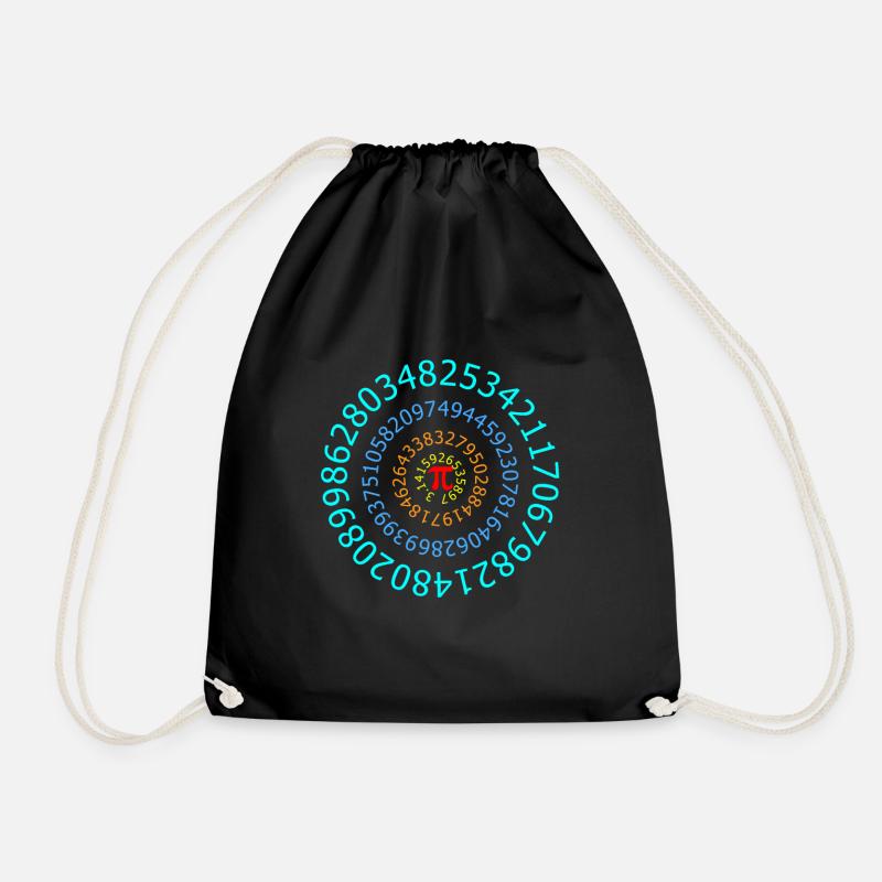 Nombre Fortune Dire Numérologue Numéros Pi - Sac de sport léger - noir