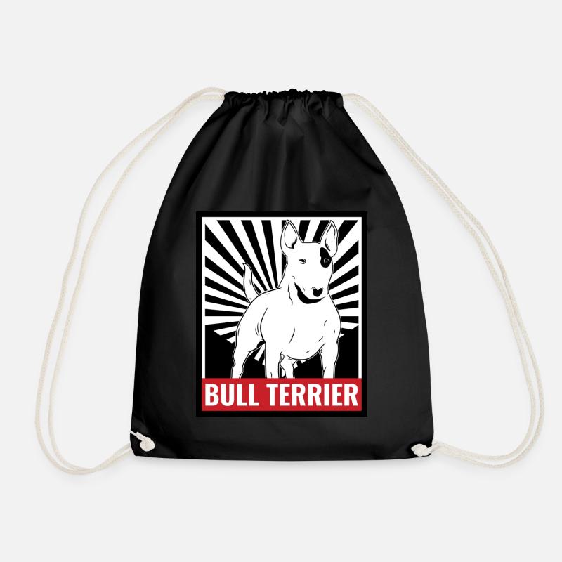 Bullterrier - Turnbeutel - Schwarz