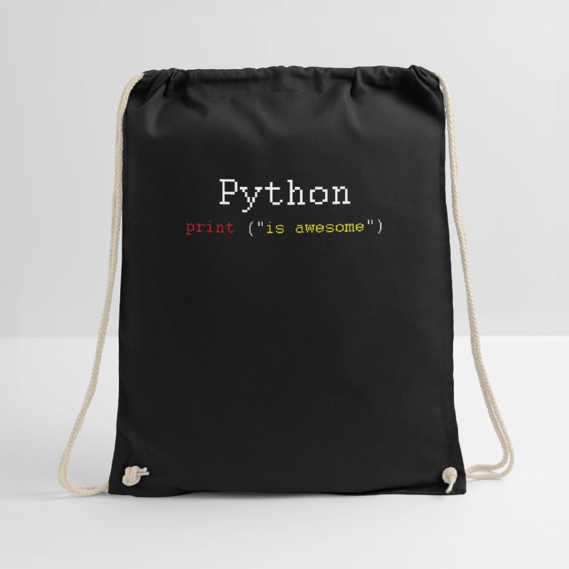 Python HTML Sprachcodierer Codierungsprogrammierer Geschenk Turnbeutel