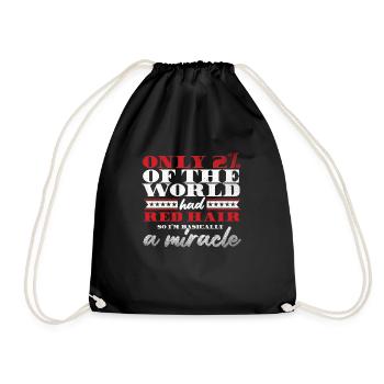 Red Hair Redhead Miracle Redheads Gingembre Cadeau - Sac de sport léger - noir - Devant