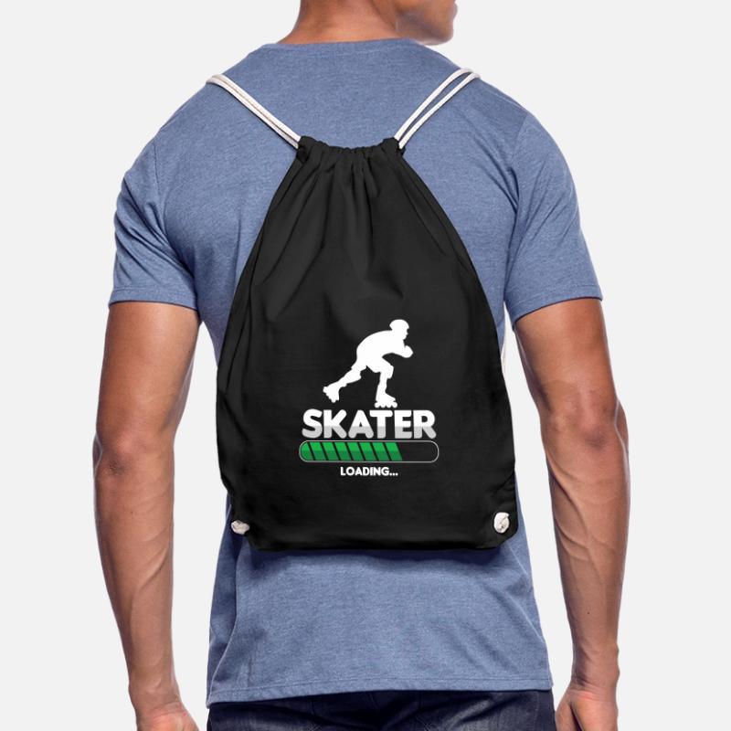Skater Loading Inline Skating Rollerblading Gift Drawstring Bag