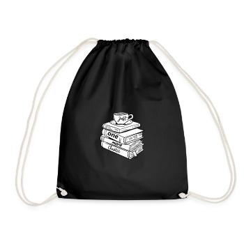 Un chapitre encore livre Livres Lire La bibliothèque - Sac de sport léger - noir - Devant
