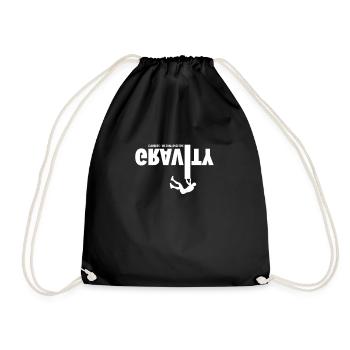 We challenge the Gravity - Grimpeur Tshirt - Sac de sport léger - noir - Devant