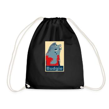 Perruche budgie image - Sac de sport léger - noir - Devant