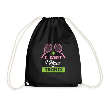 Tennis Raquette Tennis balle Tennis Tennis tennis - Sac de sport léger - noir - Devant