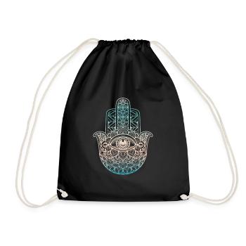 Yoga Chakra Méditer Relax Pilates Cadeau spirituel - Sac de sport léger - noir - Devant