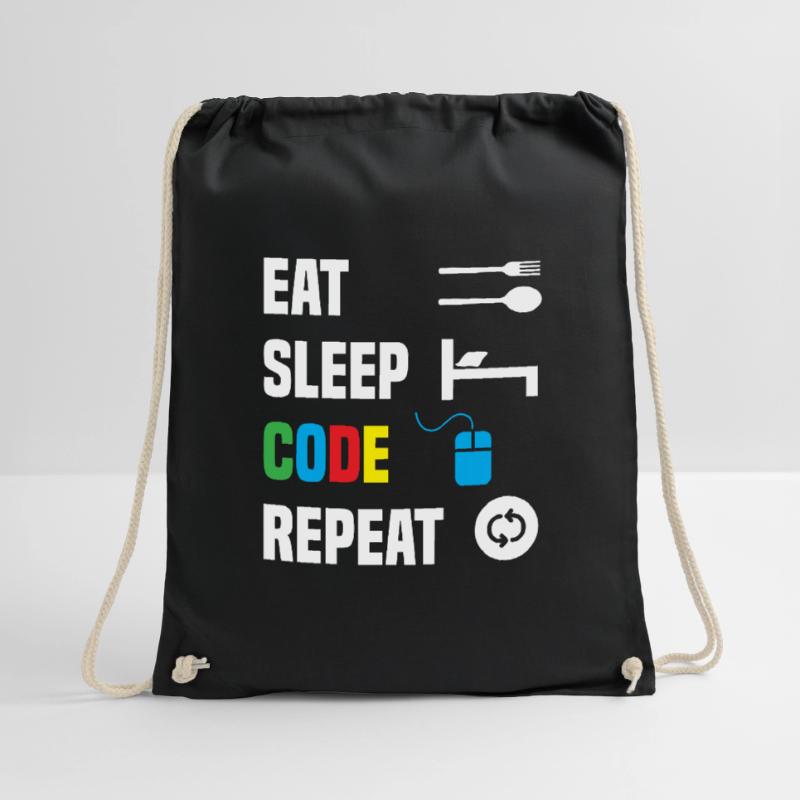 Code Encoding Coder Encoding Computer Scientist Drawstring Bag