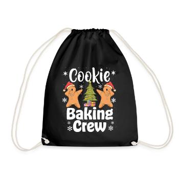 Équipe de cuisson de biscuits de Noël - Sac de sport léger - noir - Devant