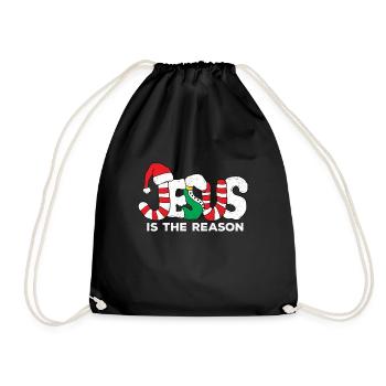 Jésus-Christ Dieu Église chrétienne de Noël - Sac de sport léger - noir - Devant