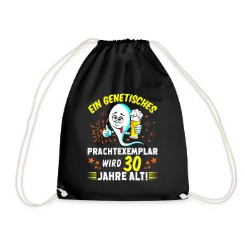Vor 30 Jahren war ich mal der Schnellste 30 Jahre - Turnbeutel - Schwarz - Vorne
