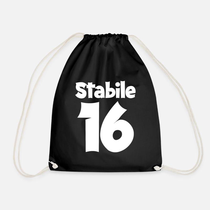 16 Geburtstag Junge Geschenk lustig 16. Ehrentag - Turnbeutel - Schwarz