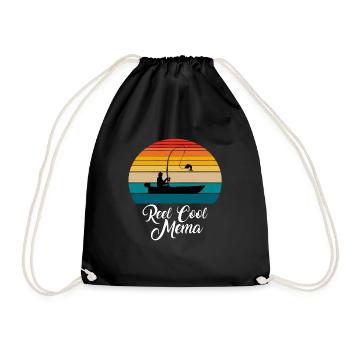 Reel Cool Mema Cadeaux de pêche - Sac de sport léger - noir - Devant