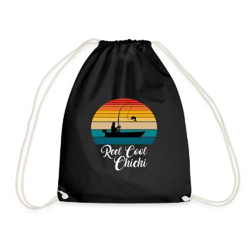 Cadeaux de pêche Reel Cool Chichi - Sac de sport léger - noir - Devant