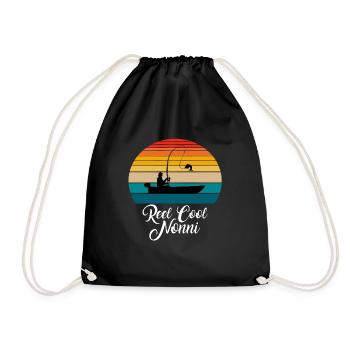 Cadeaux de pêche Reel Cool Nonni - Sac de sport léger - noir - Devant