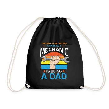 Mécanicien Voiture Tournevis Mécatronique Technicien Voiture - Sac de sport léger - noir - Devant
