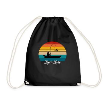 Lieu de pêche au lac Leech - Sac de sport léger - noir - Devant