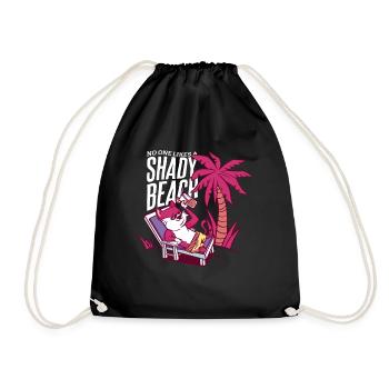 No One Likes A Shady Beach Vacation Mode Traveling - Turnbeutel - Schwarz - Vorne