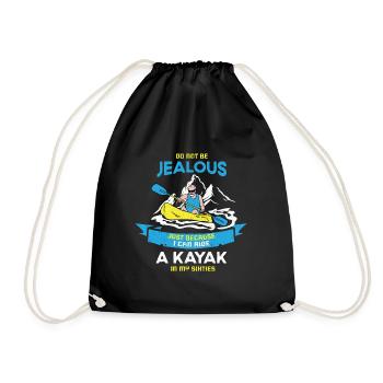 Kayak Bateau Canoë Paddle Double Paddle - Sac de sport léger - noir - Devant
