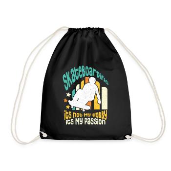 Skateboard Skateboard Skateboarder Patinage - Sac de sport léger - noir - Devant
