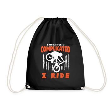 Cyclistes Cyclistes Cyclistes - Sac de sport léger - noir - Devant