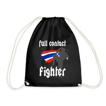 MMA Fighter - Drawstring Bag - black - Front