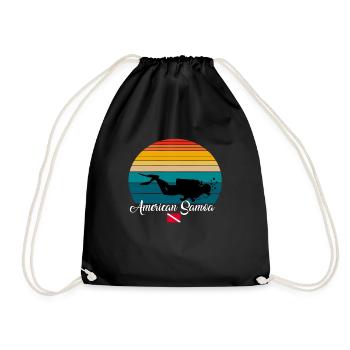 Poison de plongée sous-marine des Samoa américaines - Sac de sport léger - noir - Devant