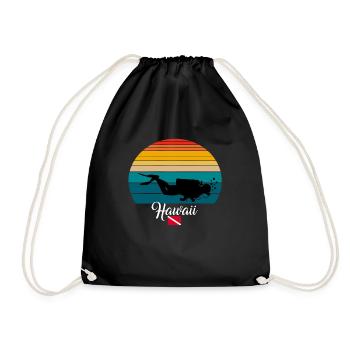Hawaii Scuba Diving Poison - Drawstring Bag - black - Front